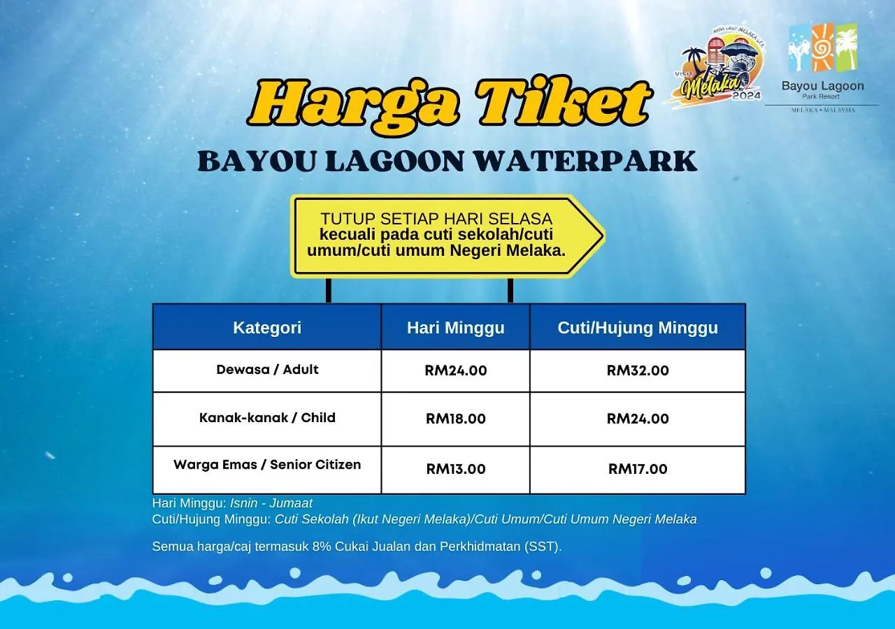 Bayou Lagoon Park Resort Malacca